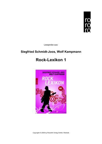 Rock-Lexikon 1 - Rowohlt