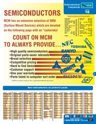 Semiconductors/ Components - MCM Electronics
