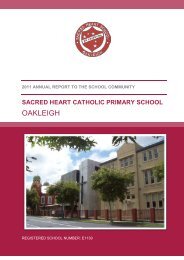2011 Annual Report Primary template_v1_maroon - Sacred Heart ...