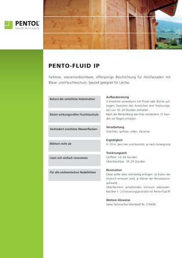 PENTO-FLUID IP - Pentol