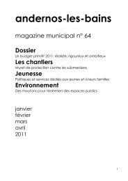 TÃ©lÃ©charger Magazine Municipal nÂ°64 Ã  ... - Mairie d'Andernos