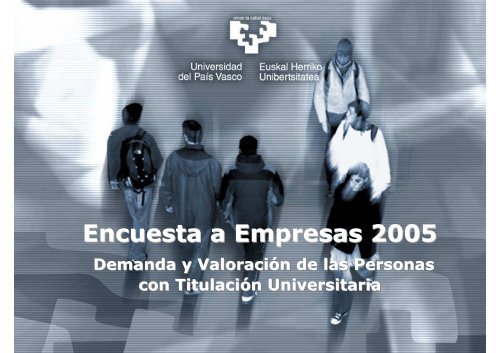 Encuesta a Empresas 2005 Encuesta a Empresas 2005 - Lanbide