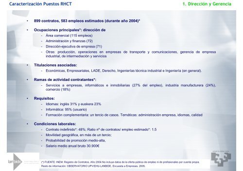 Encuesta a Empresas 2005 Encuesta a Empresas 2005 - Lanbide