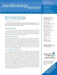 Neuromuscular Monitoring Part 2: A Review and Update