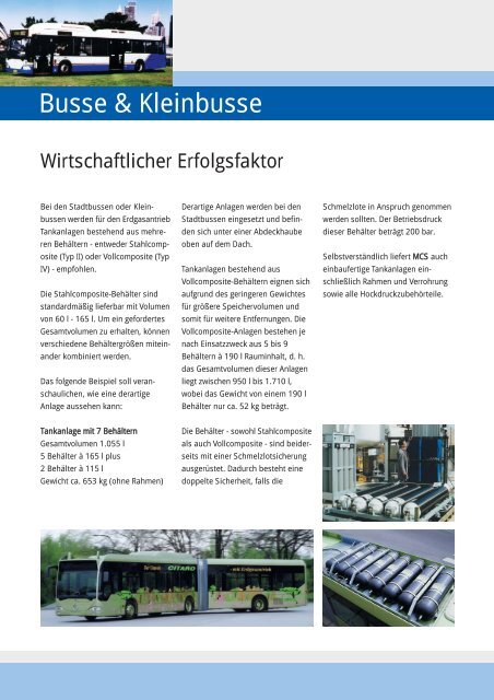 CNG-Behälter - MCS international GmbH