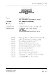 Protokoll zur Sitzung der Arbeitsgruppe H2NRW Im ...