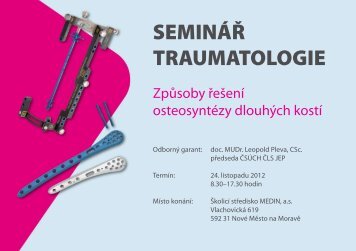 SEMINÁŘ TRAUMATOLOGIE - MEDIN, as