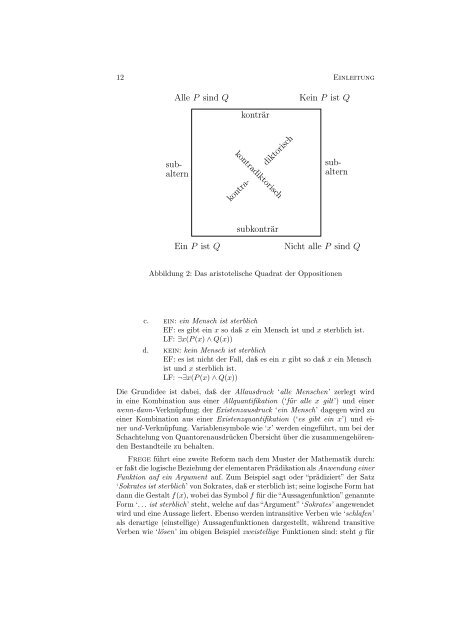 Collegium Logicum – Logische Grundlagen der Philosophie und