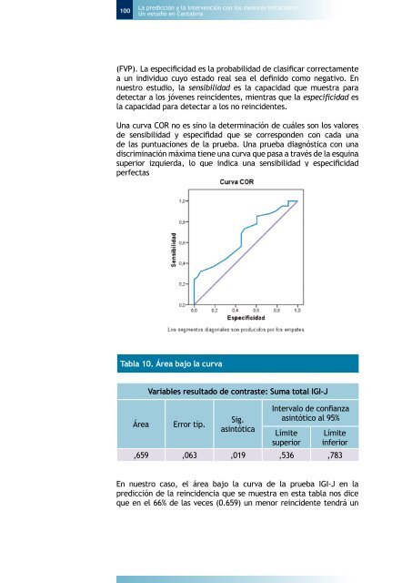 La prediccion y la intervencion con los menores infractores