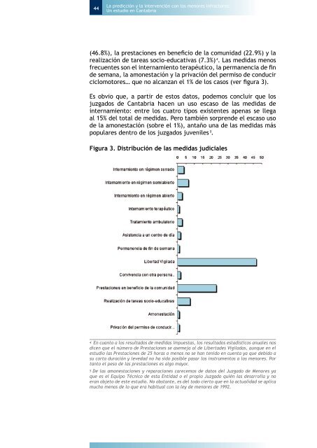 La prediccion y la intervencion con los menores infractores