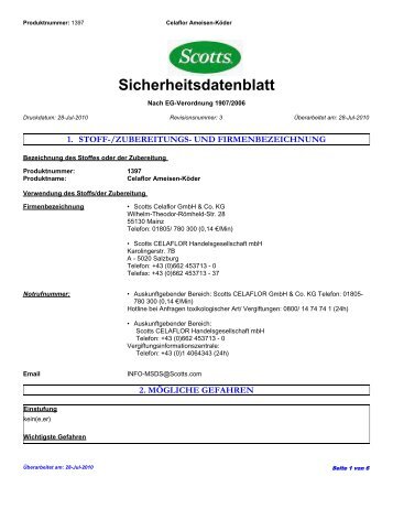 Sicherheitsdatenblatt - Raiffeisen