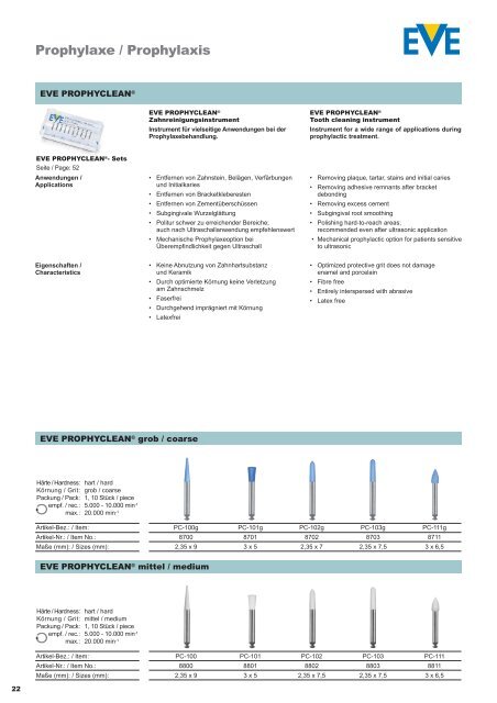 Dental - EVE Ernst Vetter GmbH