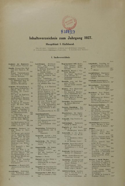 DEUTSCHE BAUZEITUNG