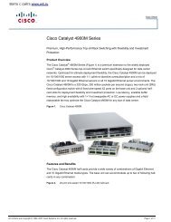 Cisco Catalyst 4900M Series