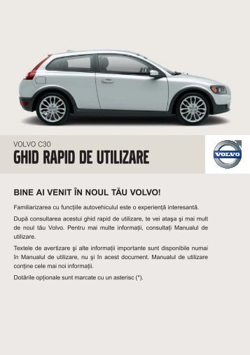 GHID RAPID DE UTILIZARE - Club Volvo - Romania