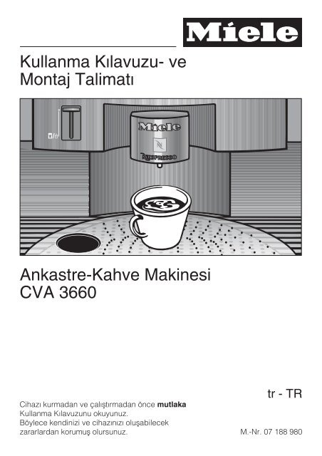 CVA 3660 Nespresso - Miele Yetkili Servisi