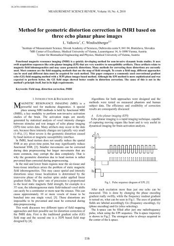 Method for geometric distortion correction in fMRI based on three ...