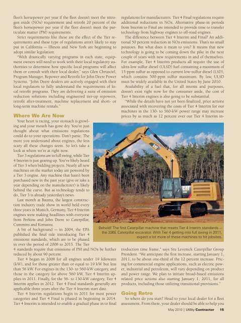 View Full May PDF Issue - Utility Contractor Online