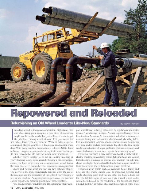 View Full May PDF Issue - Utility Contractor Online