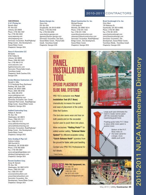 View Full May PDF Issue - Utility Contractor Online