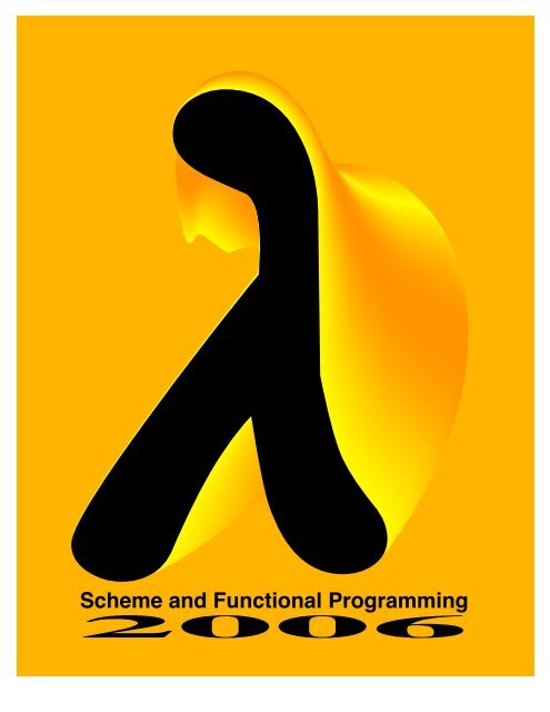 2006 Scheme and Functional Programming Papers, University of