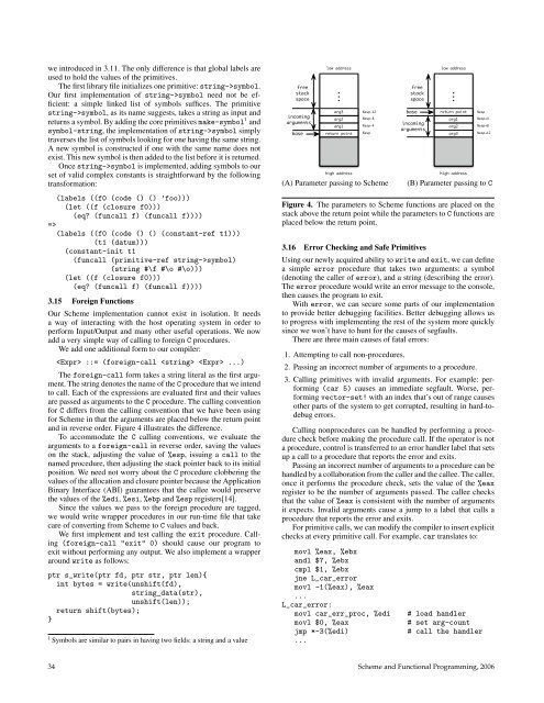 2006 Scheme and Functional Programming Papers, University of