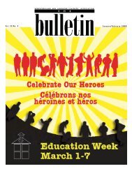 The Bulletin - Newfoundland and Labrador Teachers' Association