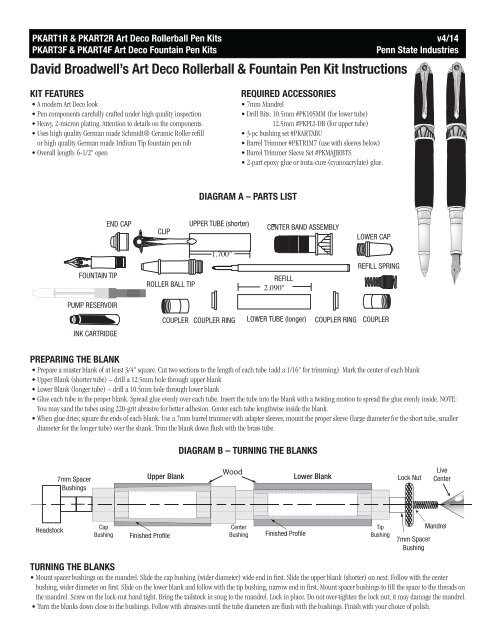 Stratus Click Pen Kit - Penn State Industries