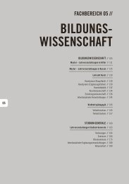 biLdungS- wiSSenSchaft - Alanus Hochschule