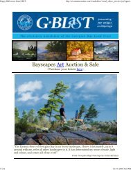 GBLasT Art Auc 2 - Georgian Bay Land Trust