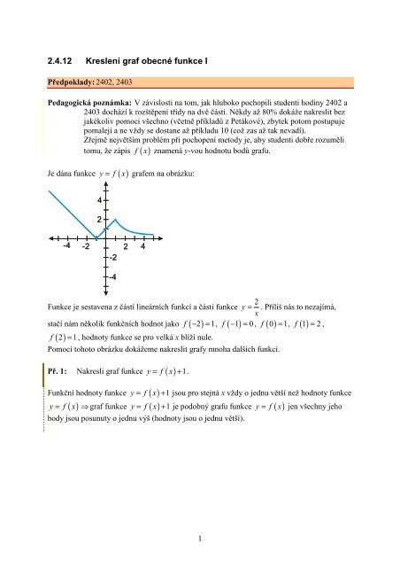 2.4.12 KreslenÃ­ graf obecnÃ© funkce I
