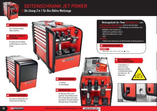 JET+ Neue Werkstattwagen - Facom