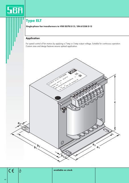 Type ELT - SBA