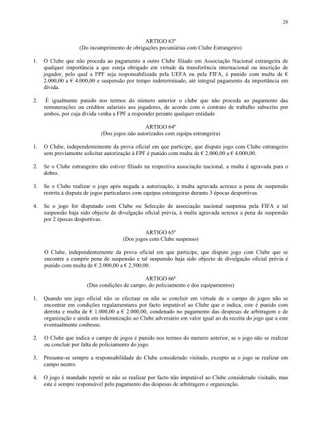 Regulamento Disciplinar - Associação de Futebol de Coimbra