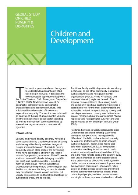Global Study On Child Poverty And Disparities (PDF) - Social Policy ...