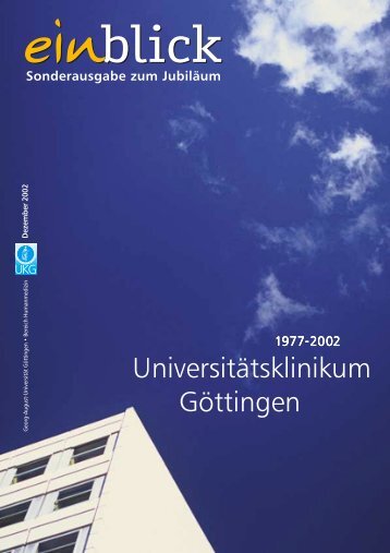 Universitätsklinikum Göttingen – Zahlen - Georg-August-Universität ...