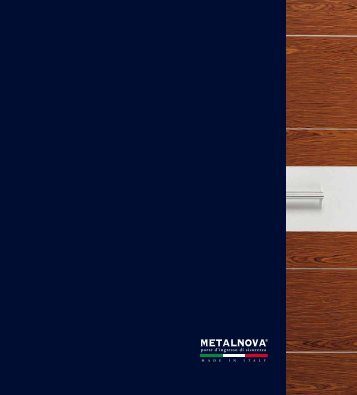 Scarica il Catalogo Generale Metalnova â PORTE - Infobuild