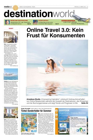 Online Travel 3.0: Kein Frust für Konsumenten - MediaNET.at