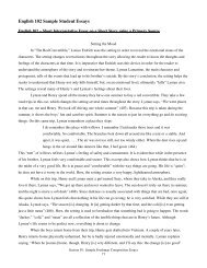 Short english essays for students