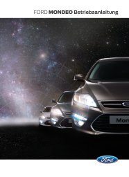 FORD MONDEO Betriebsanleitung