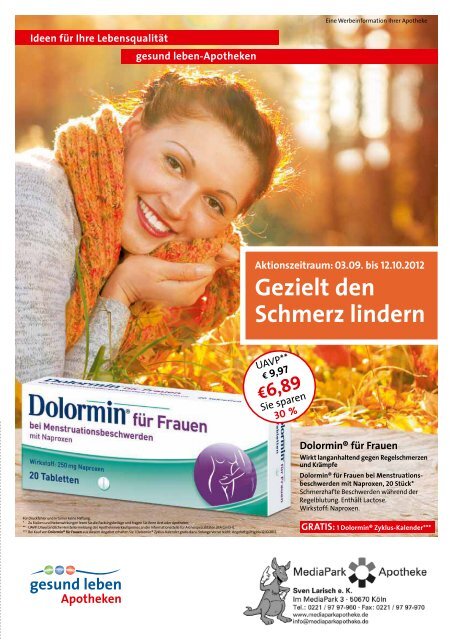 10 % rabatt - MediaPark Apotheke