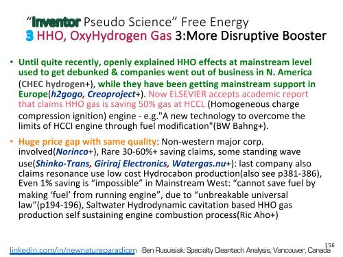 Fusione Fredda, Tesla, Onda Scalare, Campo di Torsione, «Energia libera»..= Tutti Pseudo-Scienza?(Riepilogo italiano) /  Cold Fusion, Tesla, "Free Energy", "Over-Unity".. = All Fake Science? 