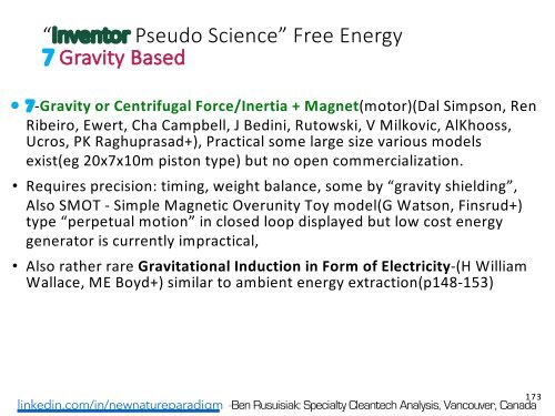 Fusione Fredda, Tesla, Onda Scalare, Campo di Torsione, «Energia libera»..= Tutti Pseudo-Scienza?(Riepilogo italiano) /  Cold Fusion, Tesla, "Free Energy", "Over-Unity".. = All Fake Science? 