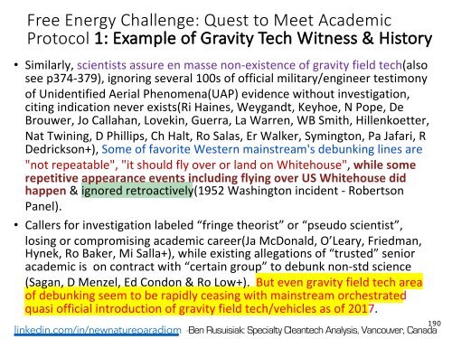 Fusione Fredda, Tesla, Onda Scalare, Campo di Torsione, «Energia libera»..= Tutti Pseudo-Scienza?(Riepilogo italiano) /  Cold Fusion, Tesla, "Free Energy", "Over-Unity".. = All Fake Science? 