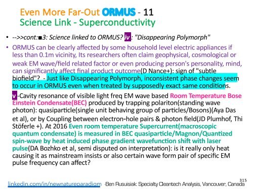 Fusione Fredda, Tesla, Onda Scalare, Campo di Torsione, «Energia libera»..= Tutti Pseudo-Scienza?(Riepilogo italiano) /  Cold Fusion, Tesla, "Free Energy", "Over-Unity".. = All Fake Science? 