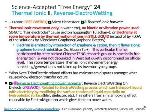 Fusione Fredda, Tesla, Onda Scalare, Campo di Torsione, «Energia libera»..= Tutti Pseudo-Scienza?(Riepilogo italiano) /  Cold Fusion, Tesla, "Free Energy", "Over-Unity".. = All Fake Science? 