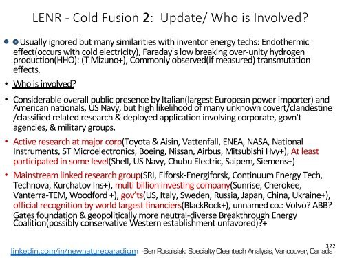 Fusione Fredda, Tesla, Onda Scalare, Campo di Torsione, «Energia libera»..= Tutti Pseudo-Scienza?(Riepilogo italiano) /  Cold Fusion, Tesla, "Free Energy", "Over-Unity".. = All Fake Science? 