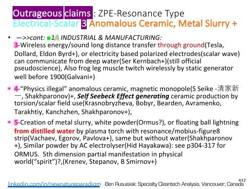 Fusione Fredda, Tesla, Onda Scalare, Campo di Torsione, «Energia libera»..= Tutti Pseudo-Scienza?(Riepilogo italiano) /  Cold Fusion, Tesla, "Free Energy", "Over-Unity".. = All Fake Science? 