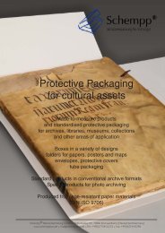 Protective Packaging for cultural assets - Schempp