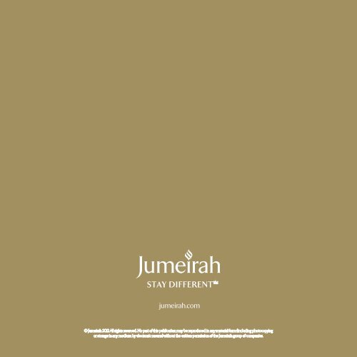 Welcome to Luxury in Dubai - Jumeirah Hotels & Resorts